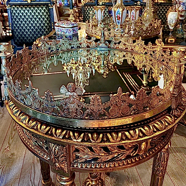 Fransız Bronz Center Piece